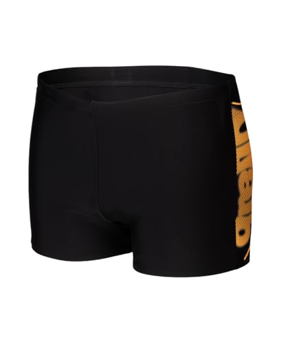 Arena Men's Bright Glare Swim Short Bañador Corto, Black-Parrot, 50