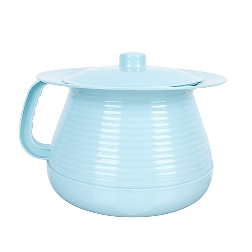 HOODANCOS Ergonomic Adult Potty Lid Portable Children's Urine Pot Decorative Spittoon Household Bed Pan Nighttime Helper