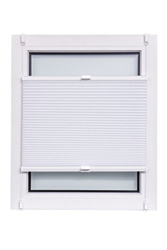 Store plissé nid d'abeille blanc Sunlines Wohn-Guide Klemmfix 55x150cm - 3