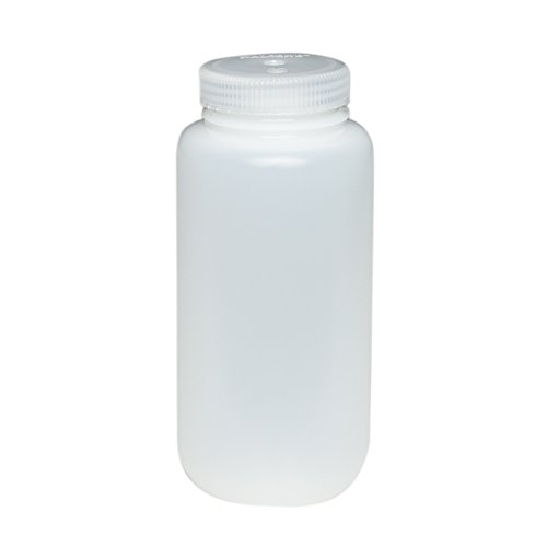 Nalgene HDPE Wide Mouth Packaging Bottle, 32oz/1000ml (case of 50)