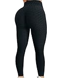 ❤❤Blickdicht: Blickdicht Sporthose100% Polyester. Diese Sporthose ist an der Hüfte, zwischen den Beinen und an den Knien extra verdickt. Echtes undurchsichtiges Gewebe hat den Squat-Test sehr gut bestanden. Diese Sport Leggings reduziert wirksam beim Sport Reizungen.Tragekomfort，Diese Damen Sporthosen aus weichem Four-Way-Stretch Stoff sind nicht nur hautfreundlich sondern schnelltrocknend. Der reduziert effektiv den Schweißgeruch und bieten Ihnen ein angenehmes Tragegefühl.