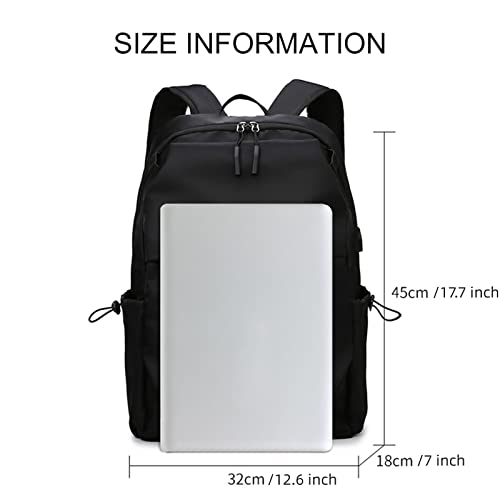 Bslemon Laptop Backpack Mens Womens, Waterproof Business Work Backpack with USB Charging Port, Lightweight 15.6 Inch Computer Rucksack for Travel College High School Gifts Daypack - Image 3