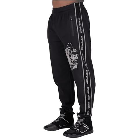 Gorilla Wear Men's Black Leisure Trousers Cover