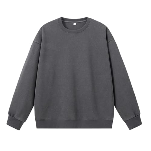 Sweat homme sans capuche style urban streetwear japonais uni