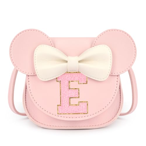 mibasies Toddler Purse for Girls - Little Kids' Gifts: Mini Mouse Ears Bow Purse (Pink)