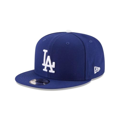 New Era 9Fifty Hat Los Angeles Dodgers Basic Snapback Adjustable Royal Blue Cap