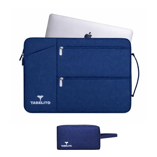 Image of Tabelito Hybrid 15.6 inch Laptop Bag Sleeve Cover with Box for 15.6 inch HP /Dell /Accer /Apple /Asus /Lenovo /Ultrabook /Razer Etc.-Blue 15.6 INCH