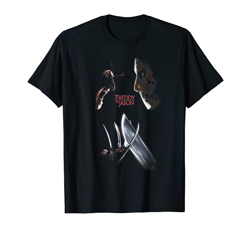 Freddy vs Jason Face Off Camiseta