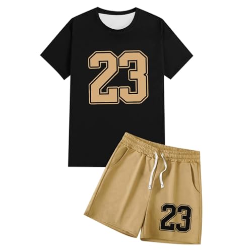 Gefomuofe Chándal para hombre, camiseta de fútbol, juego de verano, traje de jogging, número de equipo, logotipo, camiseta de fútbol, camiseta deportiva, camiseta de playa, pantalones cortos, conjunto