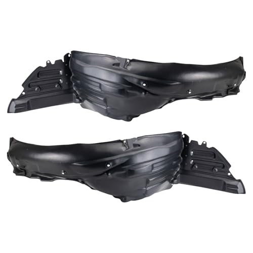Image of TRQ Front Inner Fender Liner Set Compatible with 2018-2019 Subaru Legacy SU1248125 SU1248130 SU1249130