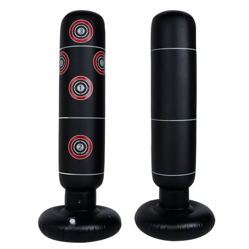 Punching Bag For Kids, Heavy Bag Boxing Bag Kids Training Exercising Tool 160cm Inflatable For Kids and Sdults