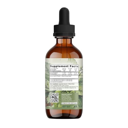 earthley wellness teeth tamer teething relief for babies amp kids soothes drooling gum discomfort amp irritability organic herbal formula sugar-free packaging may vary 169 oz 500 doses