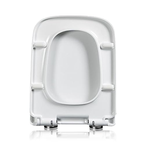 Abattant de WC universel carré blanc en polypropylène 04A - 2