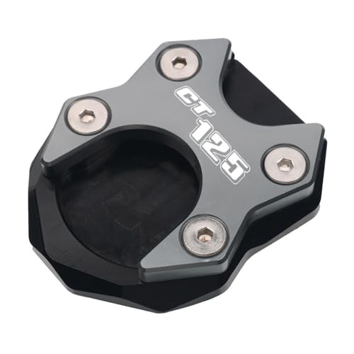 Extension de béquille moto CT125 pour éviter la chute sur sol meuble
