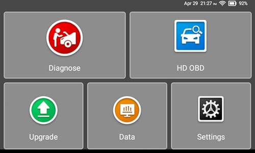 LAUNCH Scanner HD-Volvo Ferramenta de diagnóstico de caminhão resistente, teste de atuação, funções