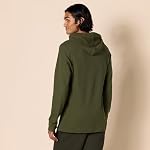 Amazon Brand - Goodthreads Men's Long-Sleeve Slub Thermal Pullover Hoodie, Olive, Medium