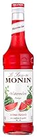 MONIN Watermelon Syrup, Juicy and Sweet, Great for Sodas and Lemonades, Gluten-Free, Vegan, Non-GMO, 700 ml, Watermelon