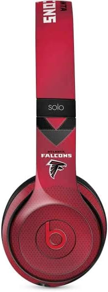 Skinit Decal Audio Skin Compatible with Beats Solo 3 Wireless - Officially Licensed NFL Atlanta Falcons Team Jersey Design