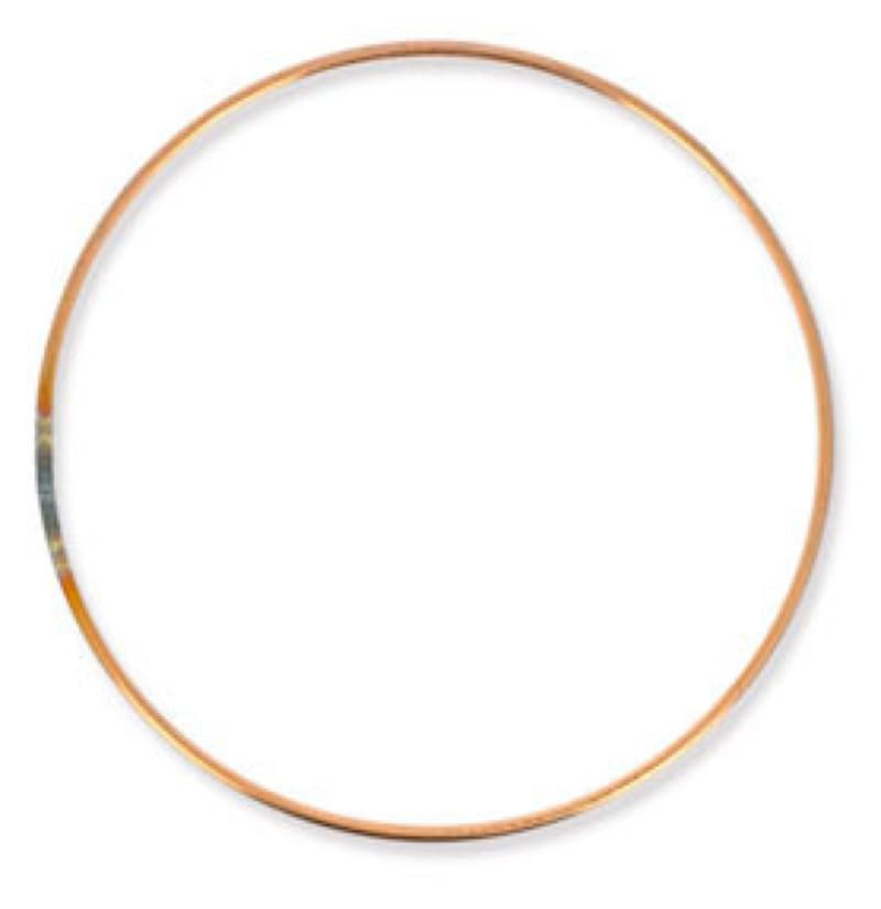 Metal Bare Circle 'Graine Créative by PW' Copper 45 cm