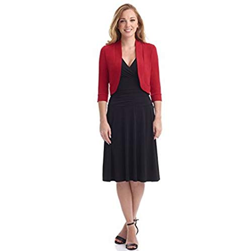 Robe mini blazer rouge pour affiner la silhouette au bureau