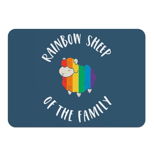 Napperons bleu LGBTQ+ pour table chaleureuse lot de 4 sets en liège