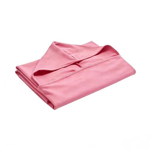 Adult Head-Mounted Sleeping Bags Wearable Sleep pod Blanket and Family Camping Sleeping Bag Create a Comfortable Relaxing and Breathable Environment for Sleep (Pink M-67inch/16inch)