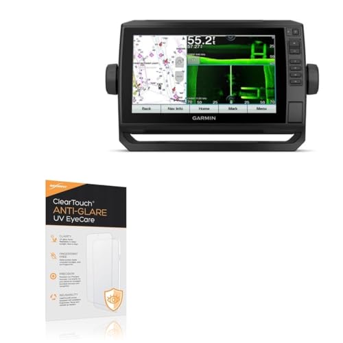 BoxWave Screen Protector Compatible With Garmin echoMAP UHD 94sv - ClearTouch Anti-Glare Anti-UV EyeCare (2-Pack), Filters out Harmful Blue Light Reduce Fatigue