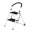 LJWJ Ladders Telescopische Ladder Opvouwbare 2 Stap Ladder Draagbare Opvouwbare Antislip Aluminium Trapladder Veilig…