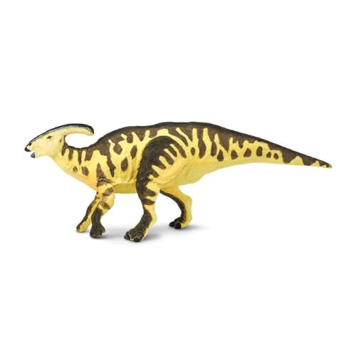 Safari Ltd. Parasaurolophus Figure - Detailed 7.75' Duck-billed Dinosaur Model - Educational Toy for Boys, Girls, and Kids Ages 3+