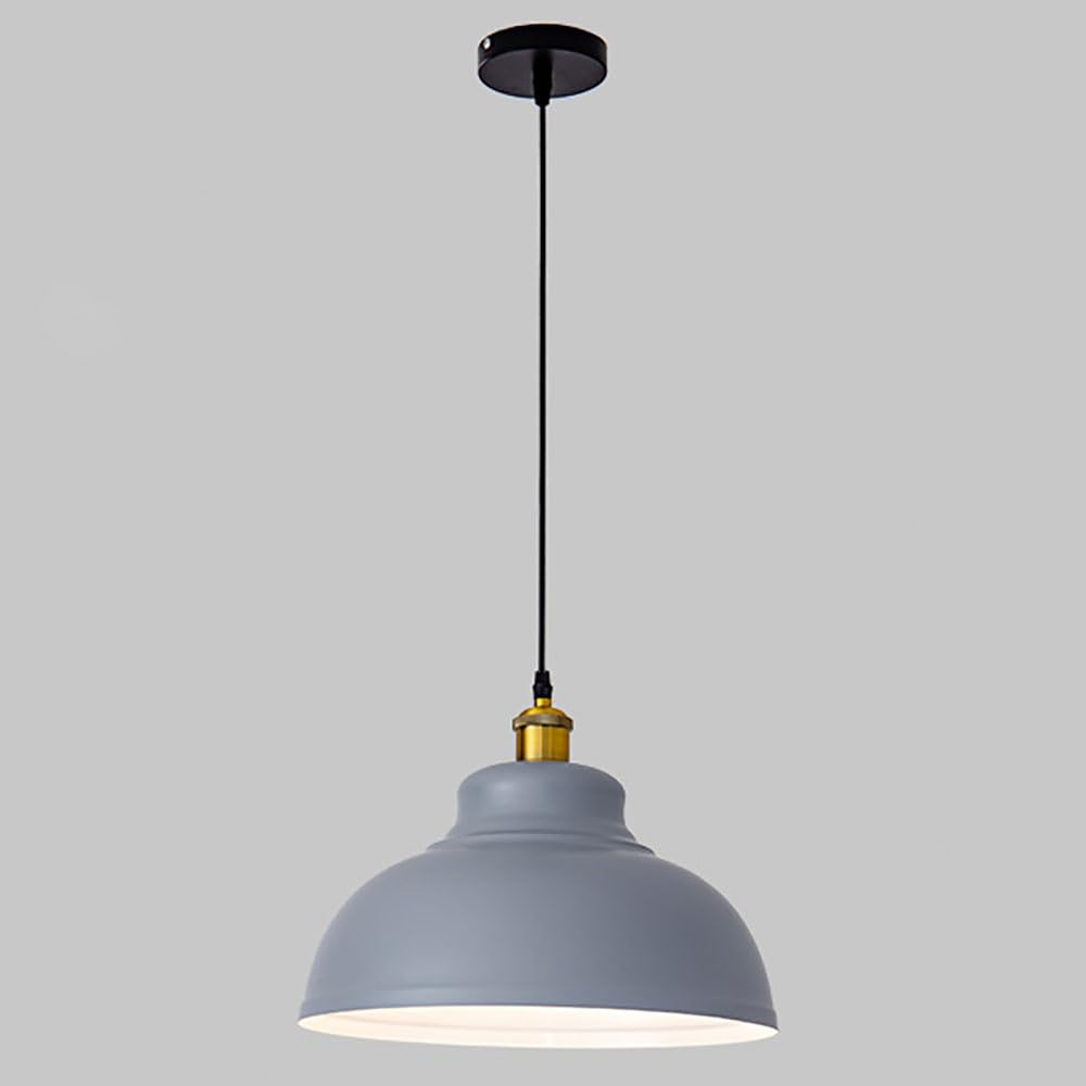 FZQSXAZU Chandelier Kitchen Pendant hts Over Island Vintage Dome hting Fixtures Hanging Ceiling Lamp Retro Industrial E27 Single