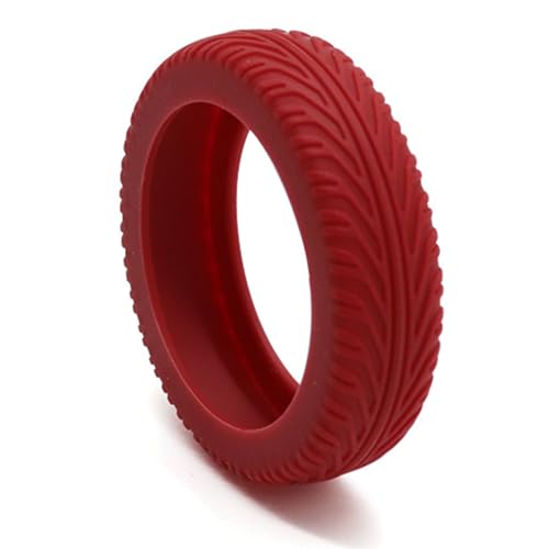 BLACKNANA 8Pcs Silicone Luggage Wheel Cover for Noise Reduction and Wheel Protection Quiet Caster Sleeve Suitcase Accessories