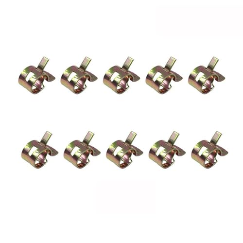 Clips de manguera ajustables 10mm-12mm con diseño reutilizable