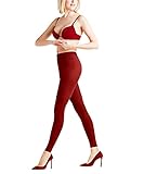 Lange Leggings einfarbig, elastisch und bequem zum Ballett, Karneval, im Alltag und in der Freizeit. Die Leggings drückt nicht am Bauch; 7/8 Leggings für den Sommer und Frühling; Legging lang für Frauen, Mädchen und Teenager