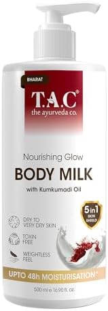 TAC - The Ayurveda Co. Nourishing Glow Body Milk With Kumkumadi Lotion