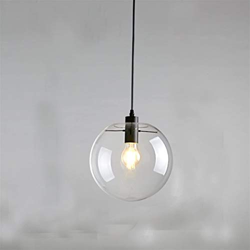 Chandelier en verre minimaliste et suspension à bulle créative pour salon