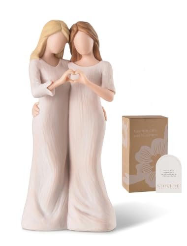 Storieme Sister Birthday Gifts for Women - Hand-Painted Figurines Gift for Sister - Meaningful for...