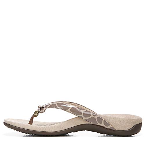 Image of Vionic Women's Rest Bella Toe Post Sandal- Supportive Ladies Orthotic Sandals that include Three Zone Comfort with Arch Support- Flip Flop for Ladies, Medium and Wide Width Size 5-12