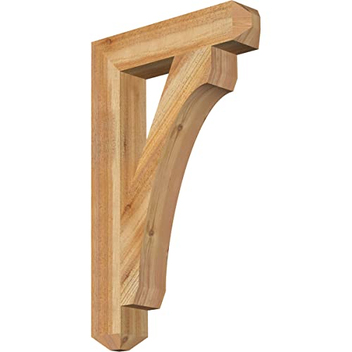4"W x 20"D x 32"H Legacy Craftsman Rough Sawn Bracket, Western Red Cedar
