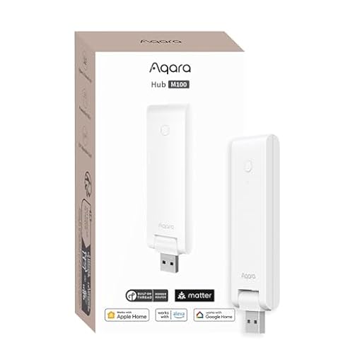 Aqara Hub Inteligente M100 para Domótica, Controlador Matter, Enrutador de Borde Thread, Características de Aqara Zigbee, Wi-Fi, Compatible con Amazon Alexa, Apple Home, Google Home, Home Assistant | Ya disponible en tu tienda friki favorita! En mundofriki.es!