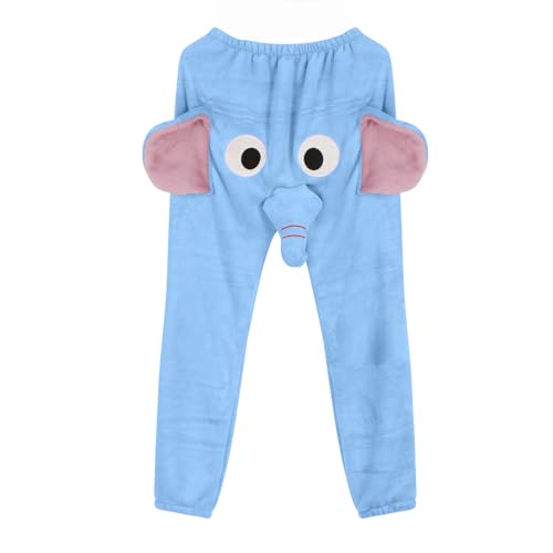 Funny Pajamas Pants for Couple Novelty Matching Pajamas Pant for Couple Fluffy Elephant Gag Gifts Clothing3
