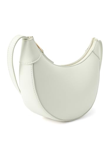 Image of Cresent Crossbody Bag for Women Purse Small Shoulder Sling Moon Bags | Trendy Vegan Leather Dumpling Hobo Bag for Casual Daily