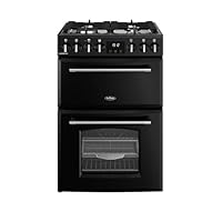 Belling Farmhouse 60cm Dual Fuel Cooker - Black