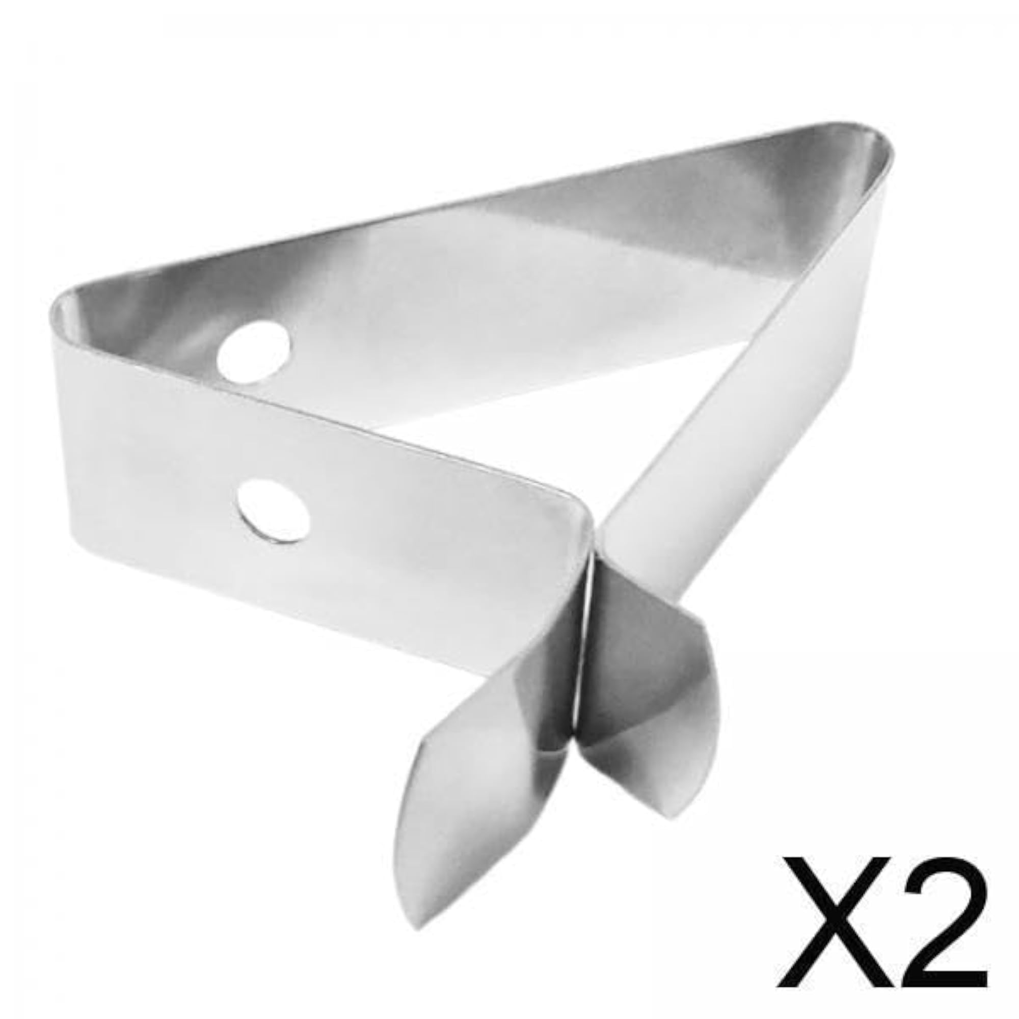 Stainless Steel Barbecue Probe Clip Holder, 2pcs Set