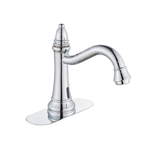 XJTNLB Retro Touchless Bathroom Tap Infrared Sensor Faucet Battery Hot and Cold Water Mixer Bathroom Basin Taps