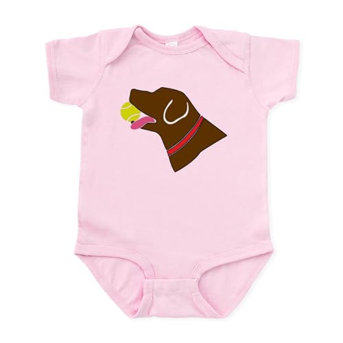 CafePress Chocolate Lab Infant Bodysuit Cute Infant Bodysuit Baby Romper