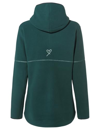 Chaqueta polar mujer VAUDE Neyland Hoody II elastica con capucha 2