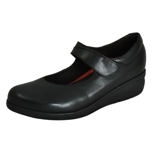 PEPE MENARGUES - Mercedita de Piel para Mujer para Plantillas Modelo 20656 Color Negro Talla: 38