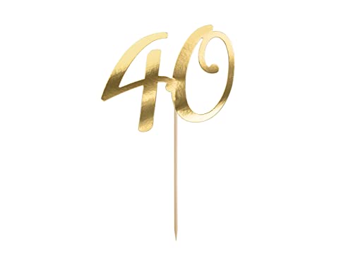 Di&Gi Cake Topper Sagomato Cm. 20,5 - 40 Gold