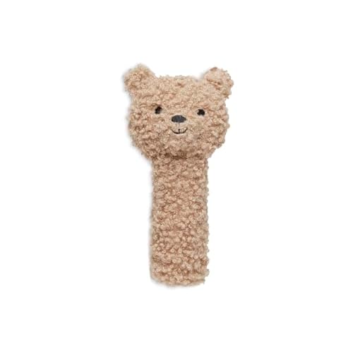 Jollein 039-001-67005 Hochet en forme d&rsquo;ours en peluche Biscuit