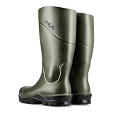 SIKA Unisex buty ochronne PU, antypoślizgowa, samoczyszcząca się podeszwa, izolowane termicznie do -20°C, amortyzująca podeszwa wewnętrzna, buty do rolnictwa, przemysłu, żywności i medycyny, zielony